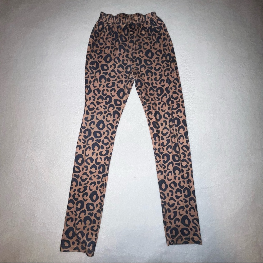 Kids girls Leopard Print Leggings